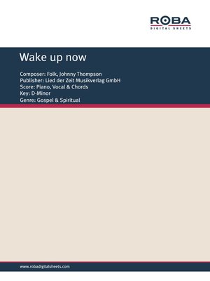 cover image of Wake up now